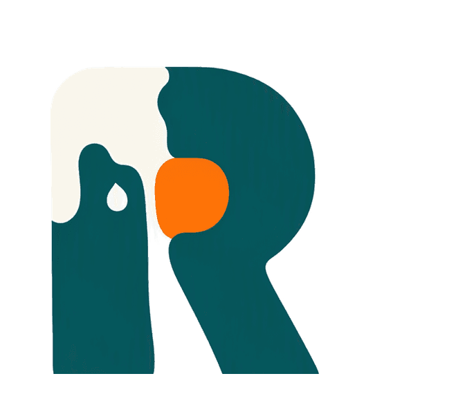 The Ronono R, filled with a pour of milk